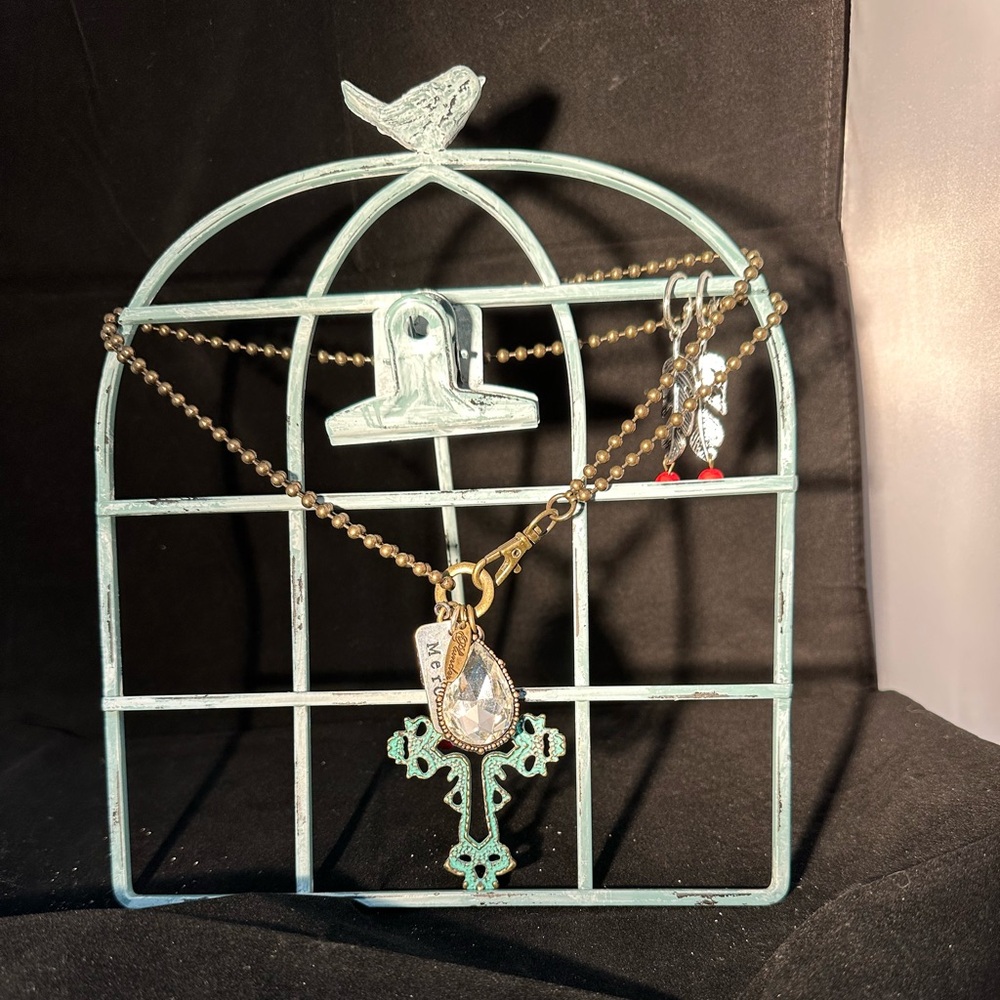 36” Plunder western necklace & earrings set